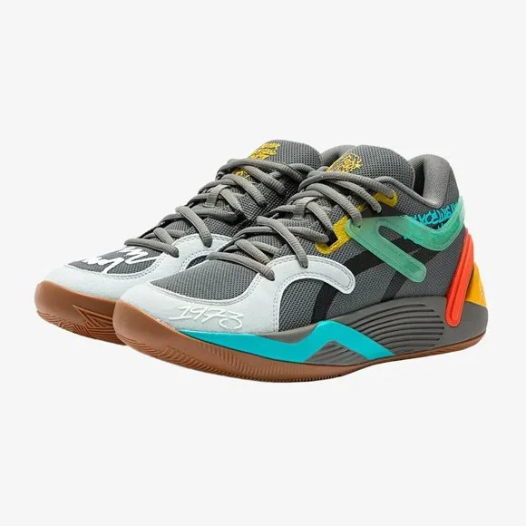 Puma TRC Blaze Court Mens Basketball Shoes Gray Multi 378961-01 NEW Multi Sz - Picture 5 of 7